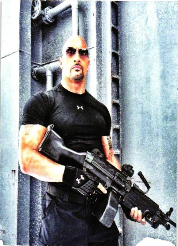 The Rock Dwayne Johnson Custom Celebrity Novelty Card view 2