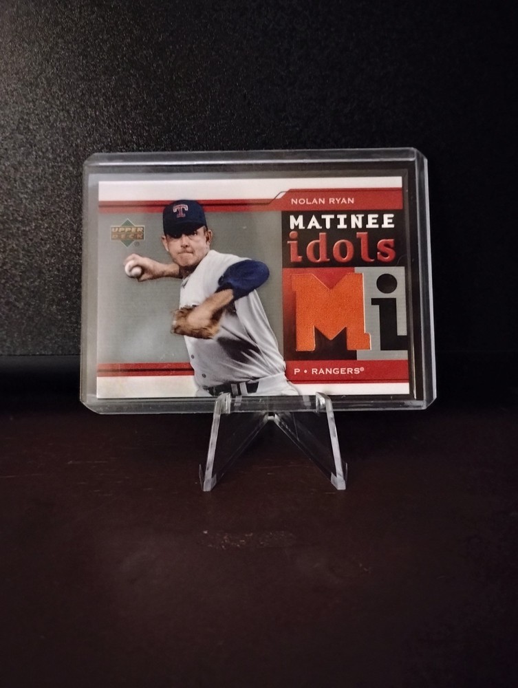 2004 Upper Deck Matinee Idols Game Used Jersey Nolan Ryan
