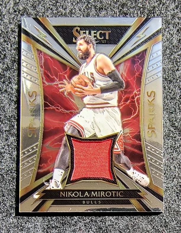 NIKOLA MIROTIC Game Used Jersey Card #169/199 - 2016-17 Panini Select Sparks