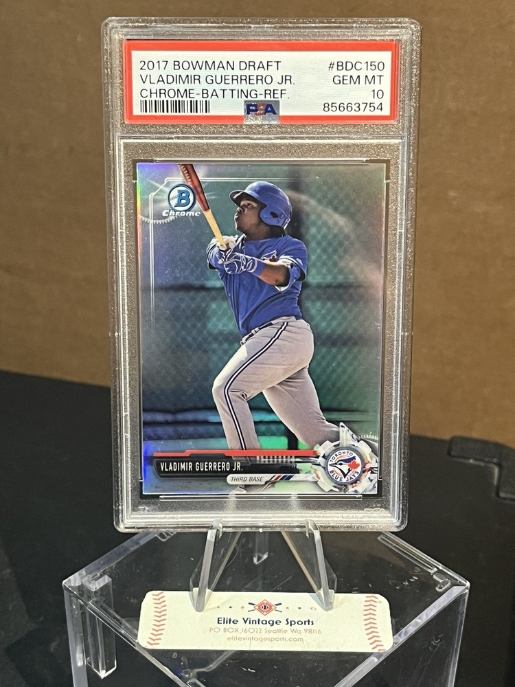 PSA 10! 2017 Bowman Draft Vladimir Guerrero Jr. RC Chrome Refractor #BDC-150