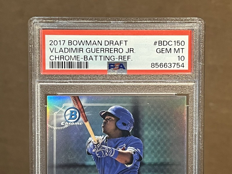 PSA 10! 2017 Bowman Draft Vladimir Guerrero Jr. RC Chrome Refractor #BDC-150 view 2