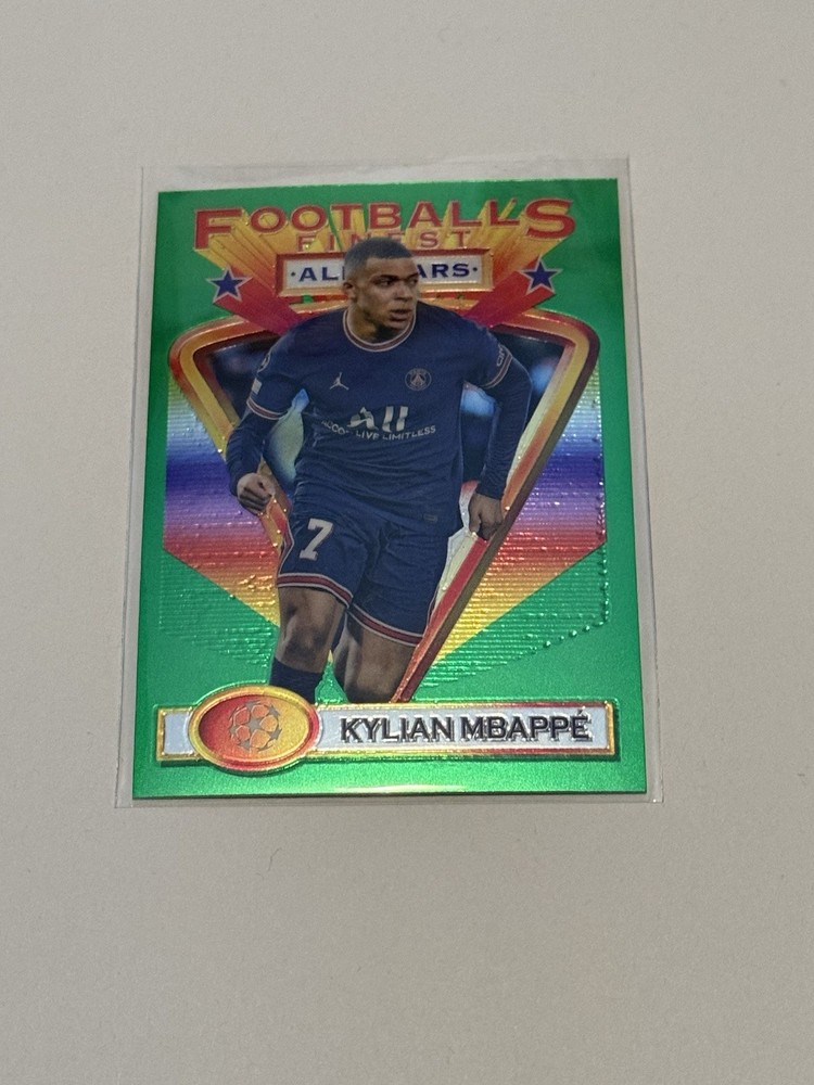Kylian Mbappe 2021-22 Topps UCL Finest Flashbacks All Stars #1 - PSG