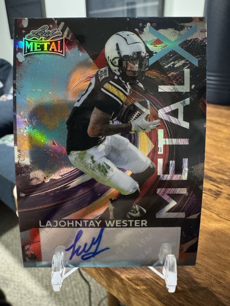 2026 Leaf Metal Football LaJohntay Wester #1/1 Prospect RC Auto - Ravens
