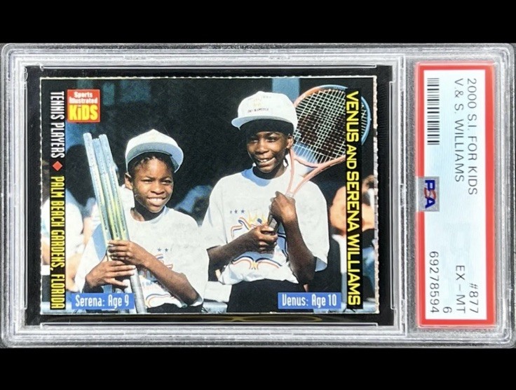 Venus Serena Williams SI Sports Illustrated KIDS 1999 Tennis 9 & 10 Yrs Old PSA6