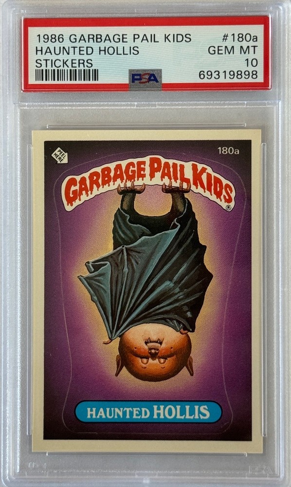 1986 TOPPS GARBAGE PAIL KIDS SERIES 5 180A HAUNTED HOLLIS PSA 10 69319898