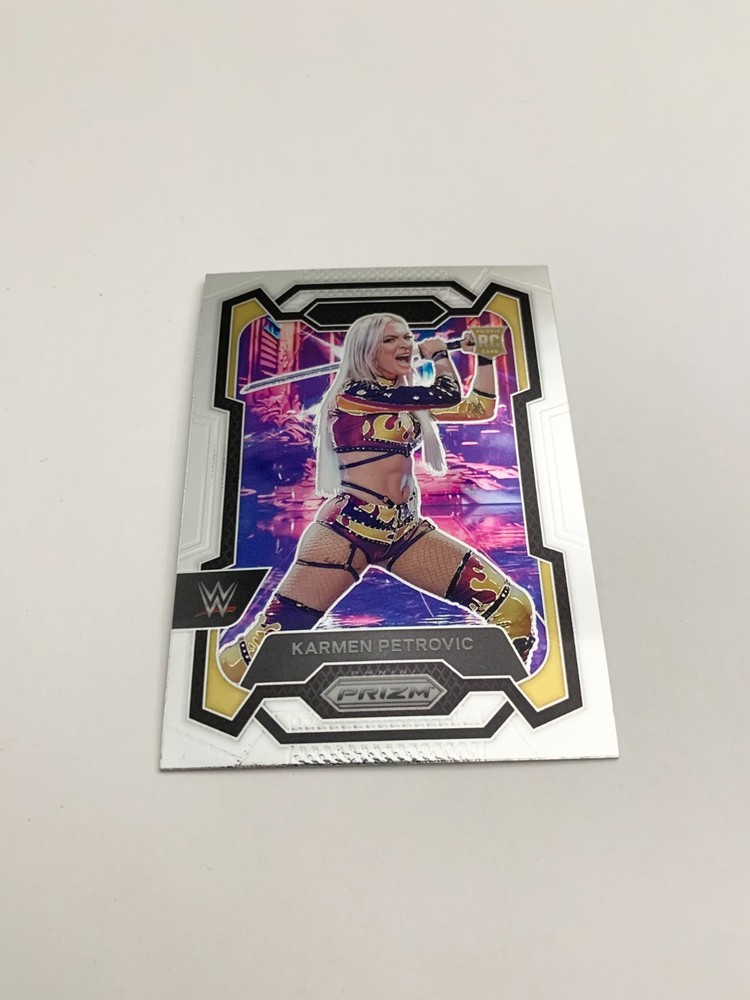 Karmen Petrovic 2024 Panini Prizm WWE Base Card # 107 Rookie
