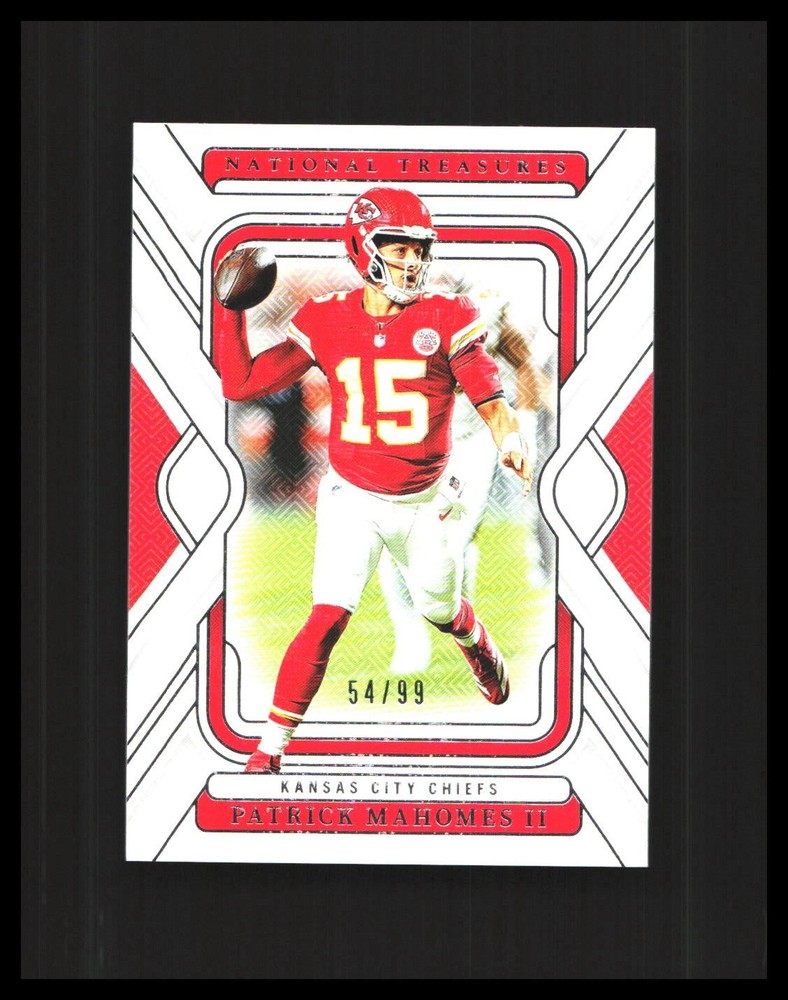 2024 Patrick Mahomes II - Panini National Treasures /99 #48 Kansas City Chiefs 