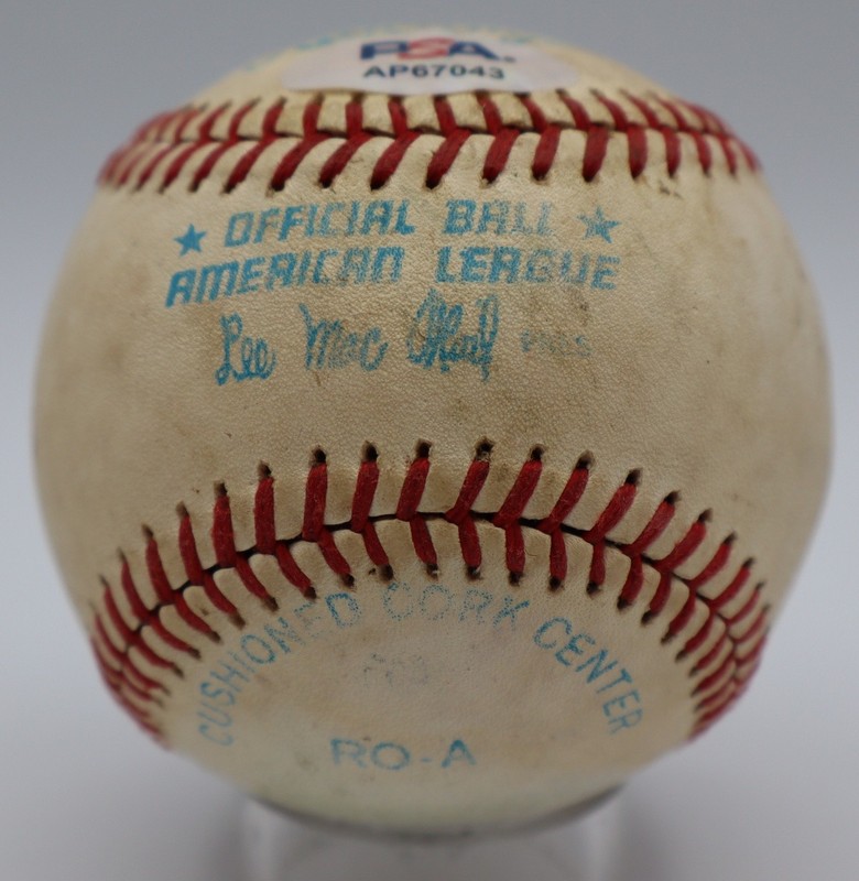 Al Barlick (HOF 89) Signed Baseball Autograph Auto PSA/DNA AP67043 view 2
