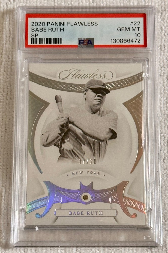 2020 PANINI FLAWLESS /20 BABE RUTH SP #22 PSA 10