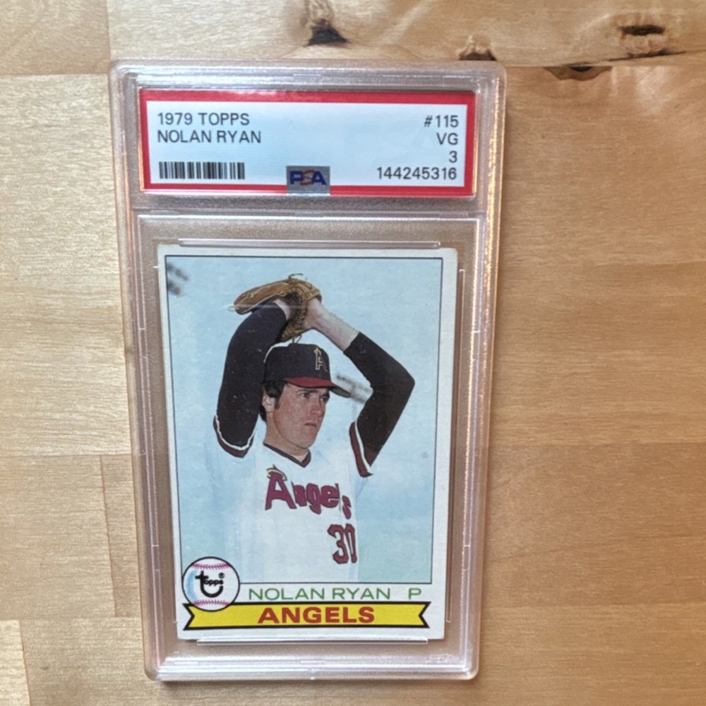 Topps 1979 Nolan Ryan #115 Angels PSA 3 Baseball Base Set Card