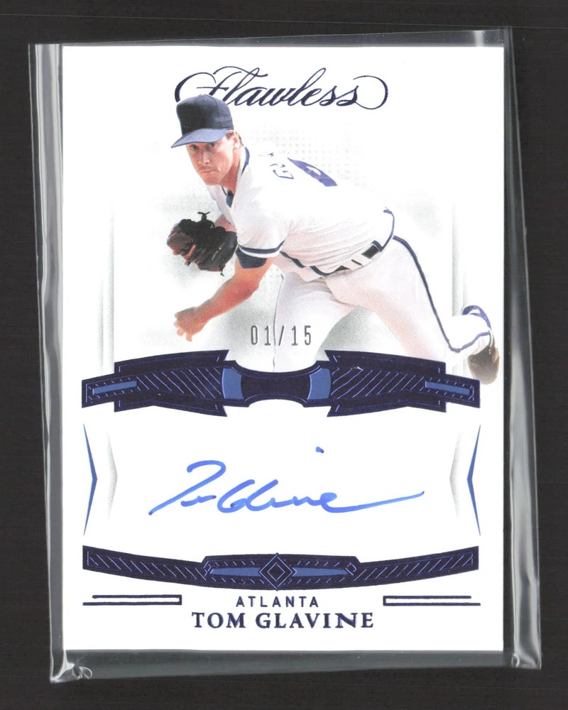 2022 Panini Flawless Baseball Tom Glavine #FS-TG 01/15 Auto