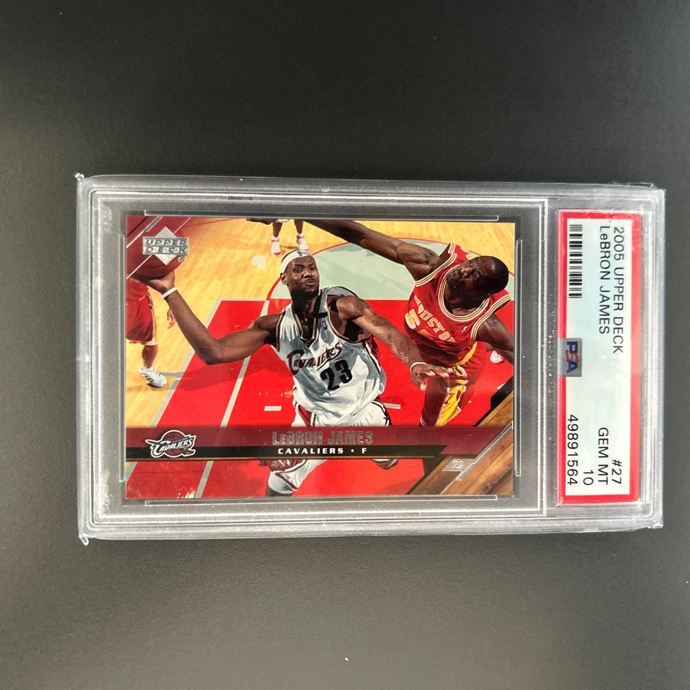 2005-06 Upper Deck LeBron James #27 | PSA 10 GEM MINT | NBA GREAT, POP 93 🔥 📈 