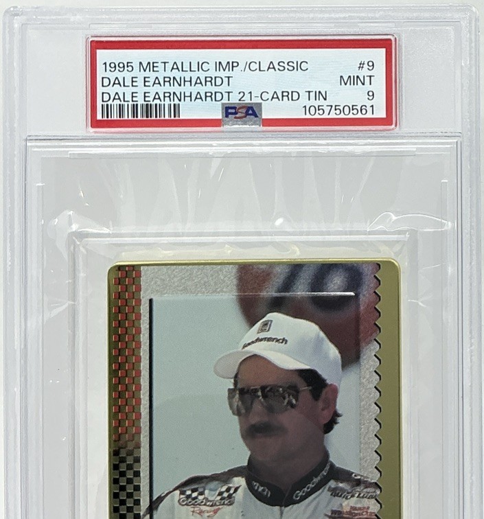 Dale Earnhardt PSA 9- 1995 Classic Metal Edge “Pocono” -Intimidator, Childress view 2