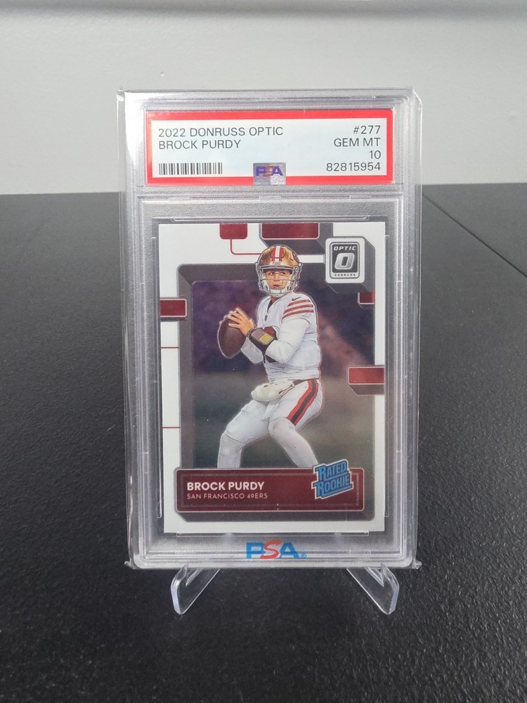 2022 Panini Donruss Optic Brock Purdy #277 Rated Rookie PSA 10  - 49ers