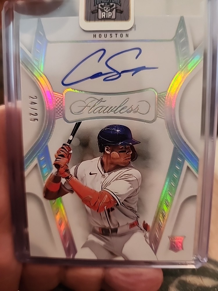 2025 Flawless Cam Smith Rookie Auto 24/25 Hard Signed Houston Astros