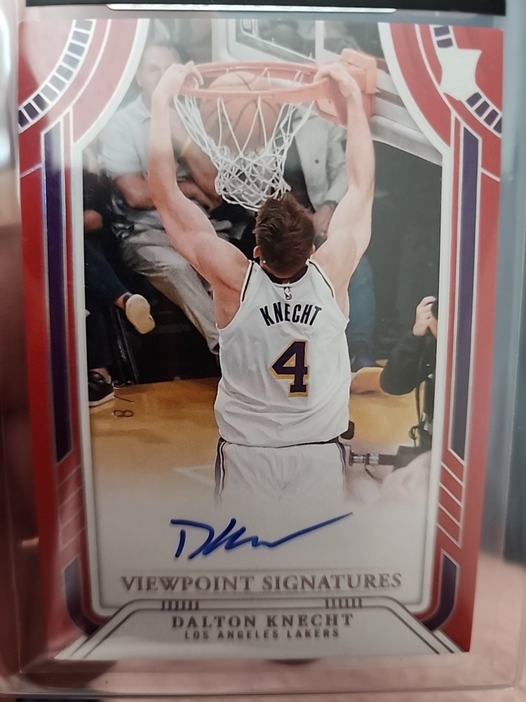 2024-25 National Treasures Dalton Knecht Rookie Viewpoint Signatures Auto 3/8