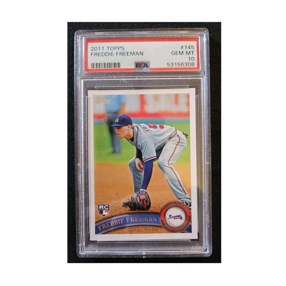 2011 Topps Freddie Freeman #145 Rookie PSA 10 Atlanta Braves Baseball Card