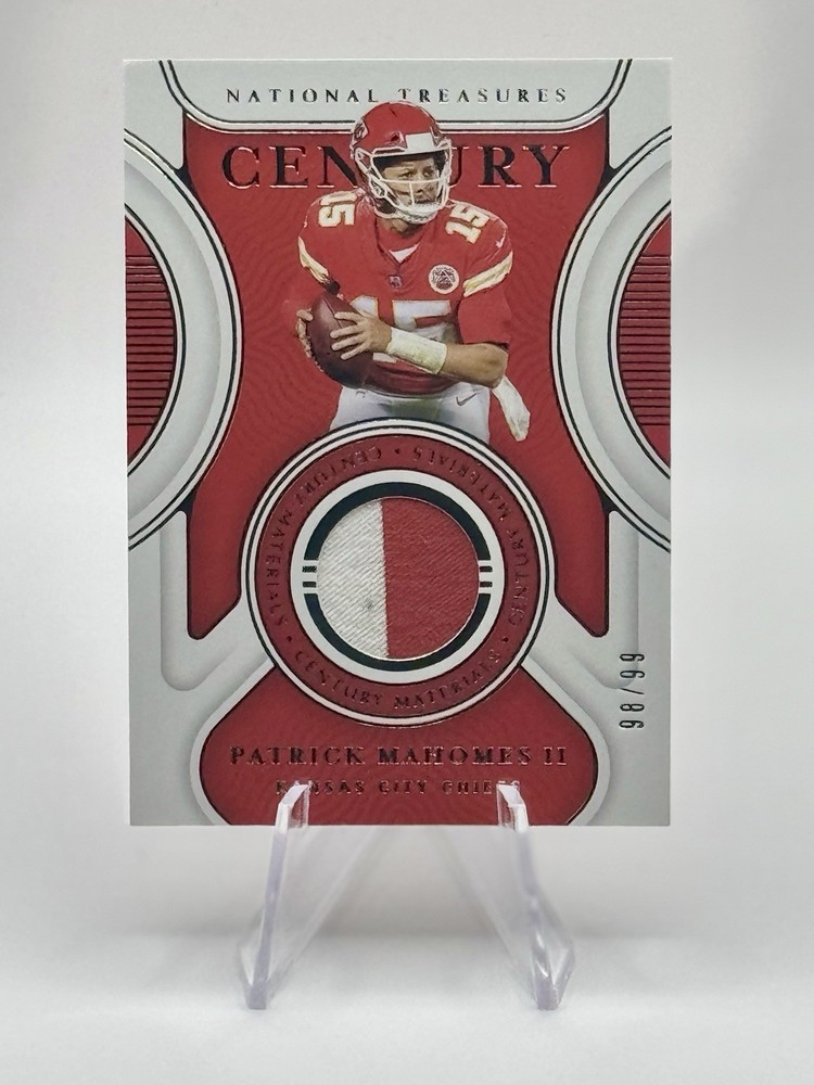 2021 National Treasures Century Materials Patrick Mahomes 98/99 #CM-PM