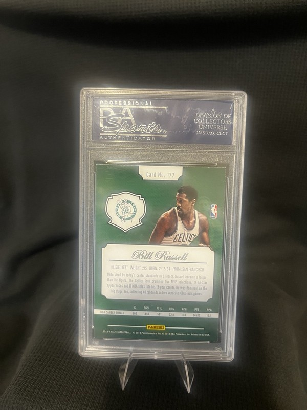 2012-13 Elite - Bill Russell #177 view 2