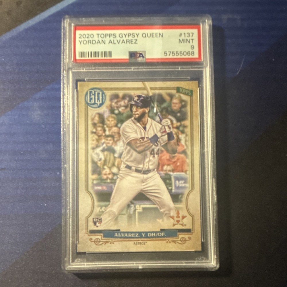 2020 Topps Gypsy Queen #137 Yordan Alvarez PSA 9 Rookie Houston Astros RC