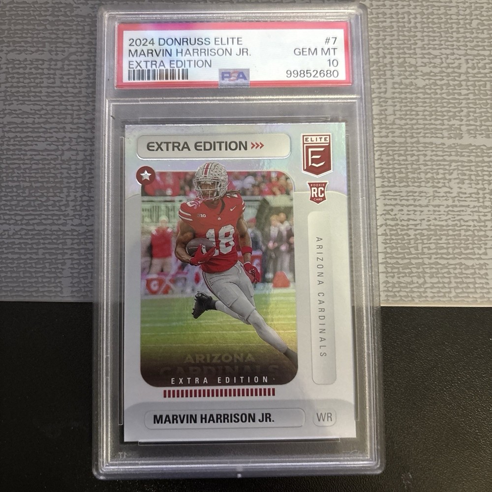 2024 Panini Donruss Elite #7 Marvin Harrison Jr. Extra Edition PSA 10 RC