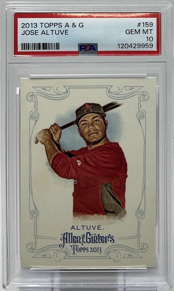 Jose Altuve PSA 10 - 2013 Topps Allen & Ginter Portrait - Small Frame, Big Bat