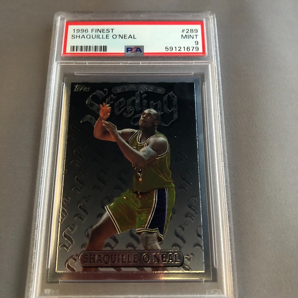 1996-97 Topps Finest - Uncommon Silver Shaquille O'Neal #289 PSA 9