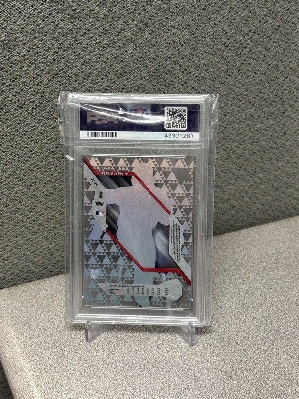 2018 Topps High Tek Ronald Acuna Jr Rookie PSA 10 #HT-RA view 2