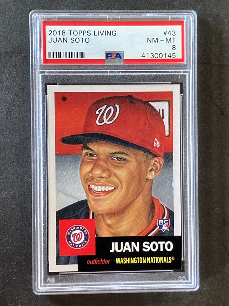 2018 Topps Living Juan Soto RC PSA 8