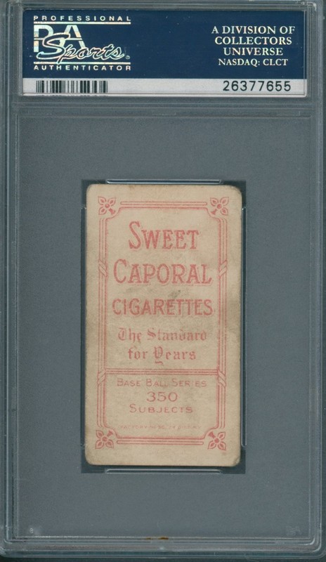 T206 Billy Campbell PSA GOOD 2 Sweet Caporal 350/30 *7655 view 2