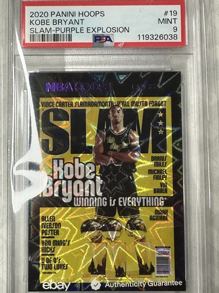 PSA - 2020-21 Panini NBA Hoops - Slam Kobe Bryant #19 Purple Explosion