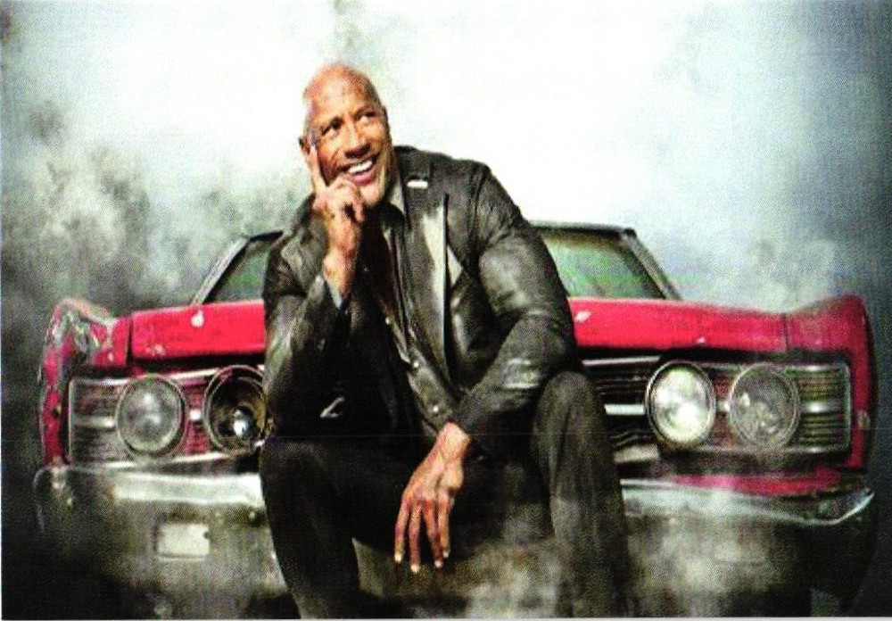 The Rock Dwayne Johnson Custom Celebrity Novelty Card view 1