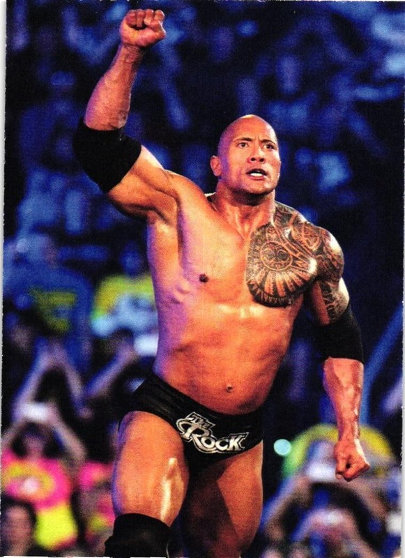 The Rock Dwayne Johnson Custom Celebrity Novelty Card view 2
