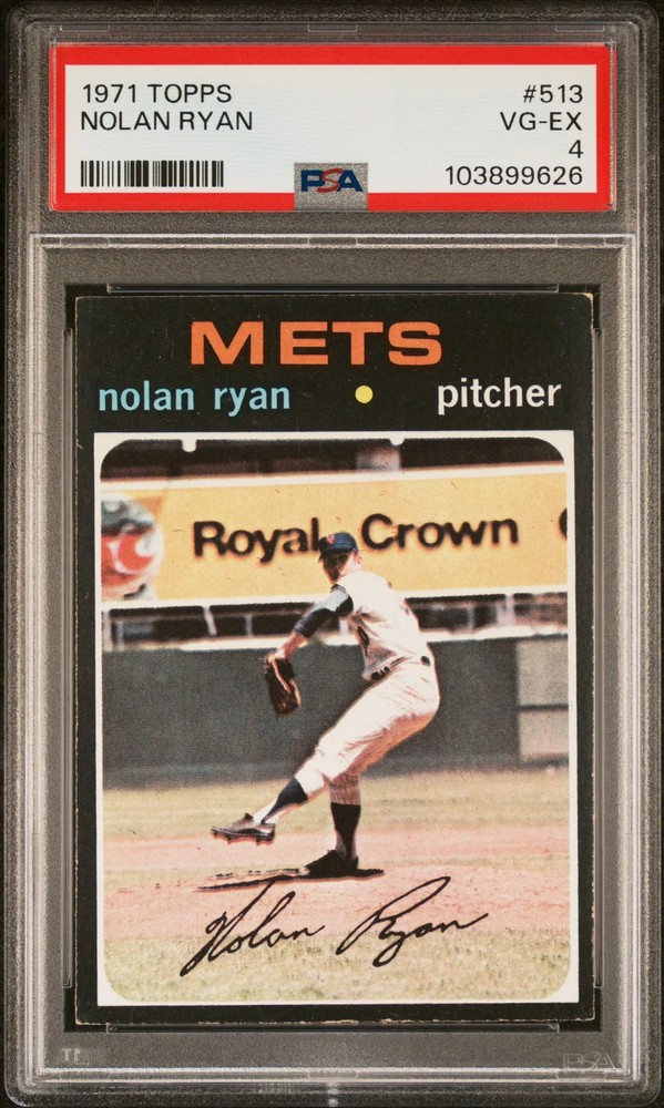 1971 Topps Nolan Ryan #513 PSA 4 view 1