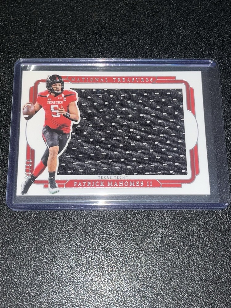 2025 Panini National Treasures Collegiate - Jersey Patrick Mahomes II /99