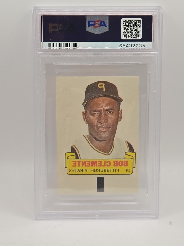 1966 Topps Rub-Offs Bob Clemente PSA 5 EX view 2