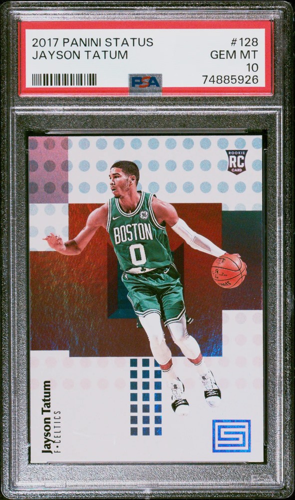 2017 Panini Status Jayson Tatum #128 PSA 10