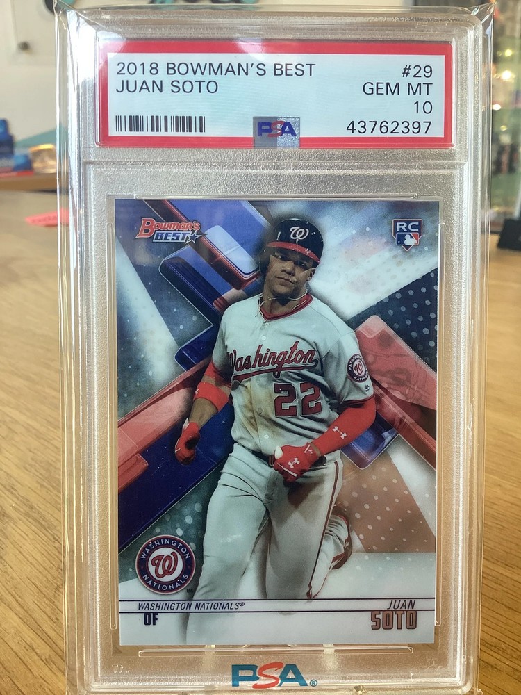 2018 Bowman's Best Juan Soto #29 PSA 10
