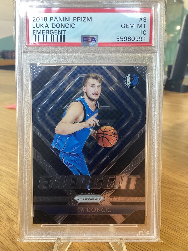 2018 Panini Prizm Emergent Luka Doncic #3 PSA 10