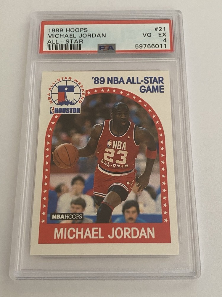 1989 Hoops Michael Jordan #21 PSA 4
