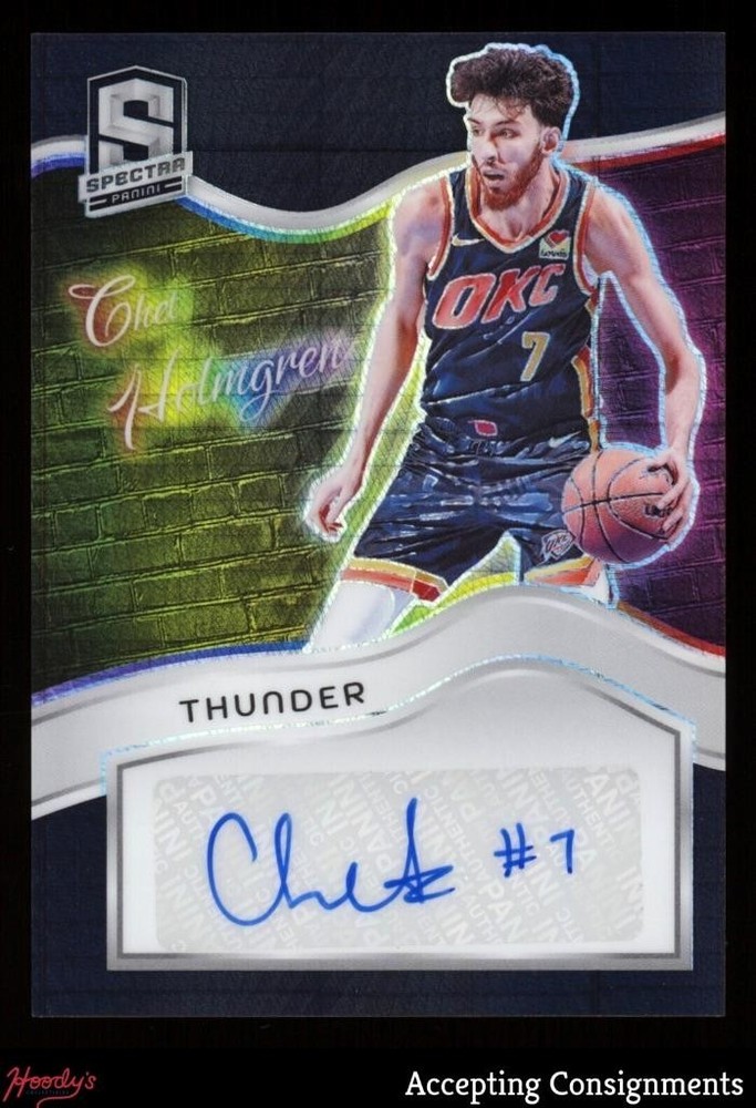 2023-24 Panini Spectra ColorGraphs International Black #1 Chet Holmgren AUTO 1/1