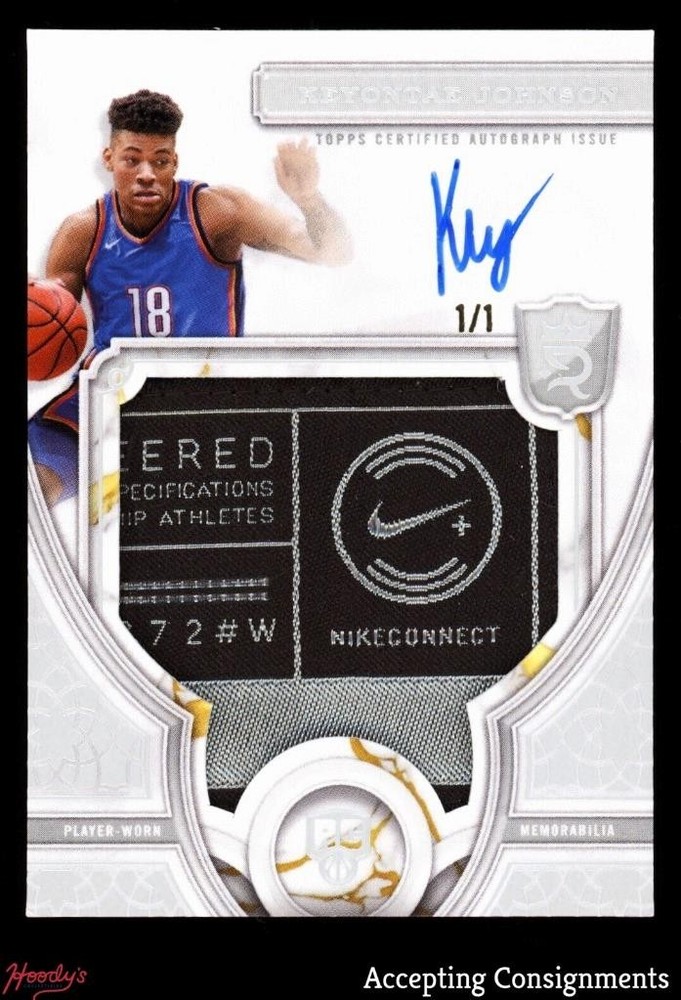 2023-24 Topps Royalty #123 Keyontae Johnson RPA ROOKIE TAG PATCH AUTO 1/1
