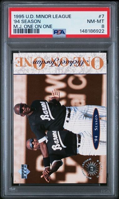 1995 Upper Deck Minor League #7 PSA 8 Top Prospect - Michael Jordan One on One