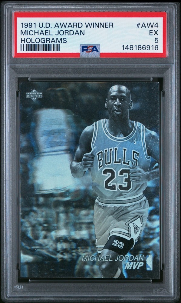 1991-92 Upper Deck - Award Winners Michael Jordan #AW4 PSA 5