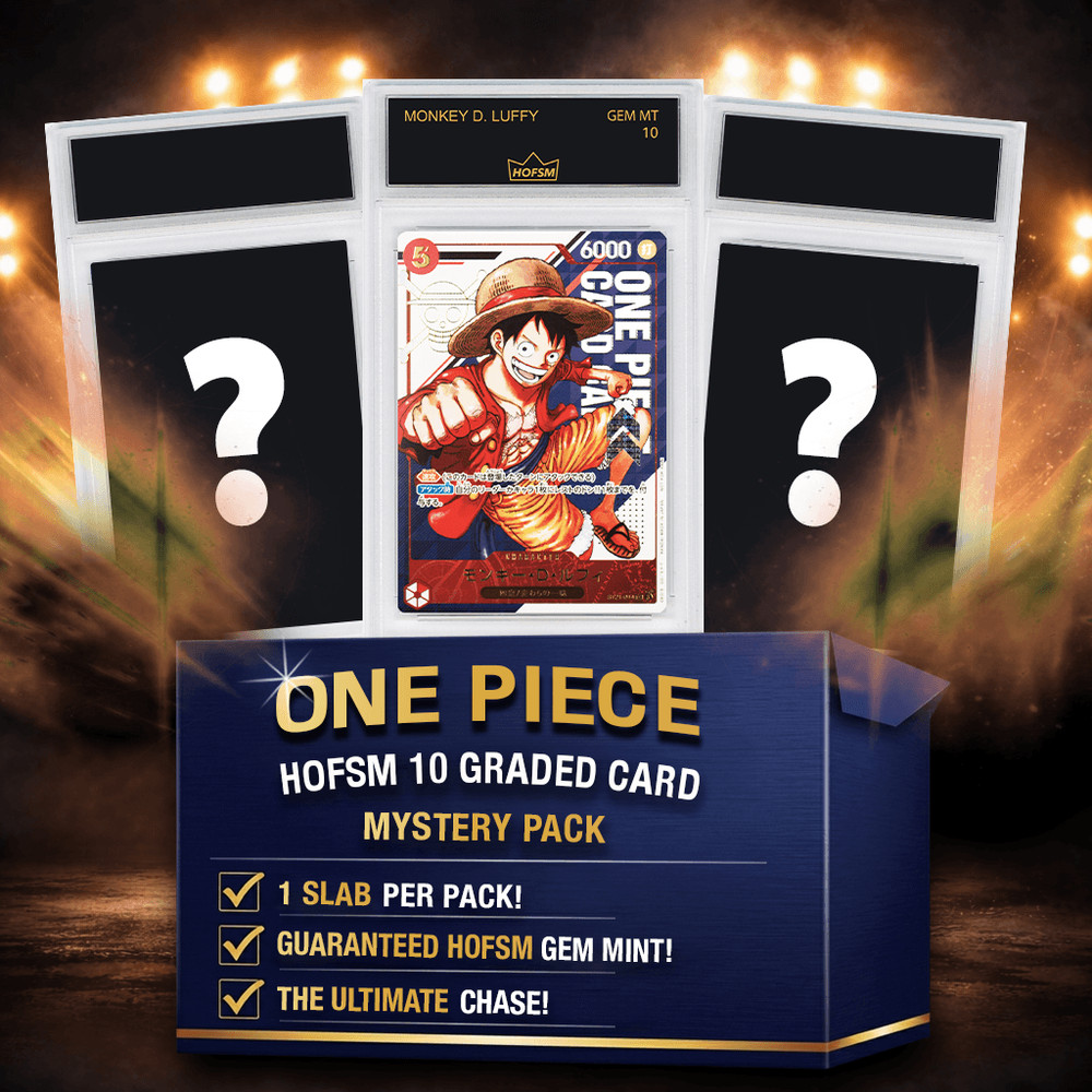 One Piece HOFSM 10 Graded Anime Card Mystery Pack