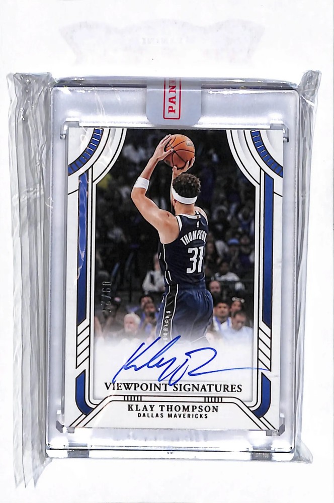 2025 Panini National Treasures Viewpoint Klay Thompson #VP-KLY /25 Auto