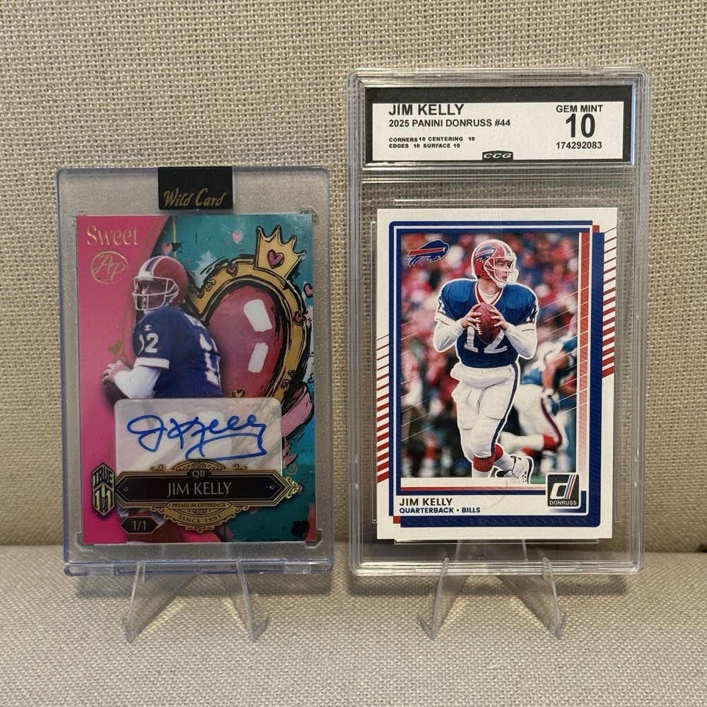 🔥Rare 2026 Jim Kelly Artist Proof Football Card - True 1/1 Auto, Gem Mint 10🌟