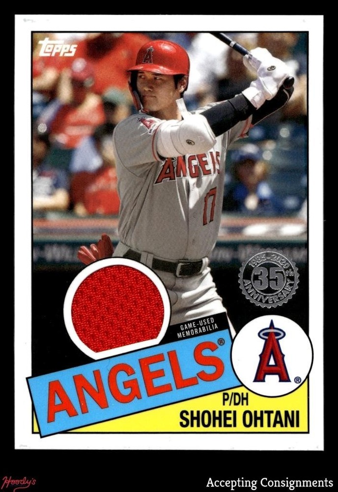 2020 Topps '85 Relics Shohei Ohtani GAME USED JERSEY ANGELS
