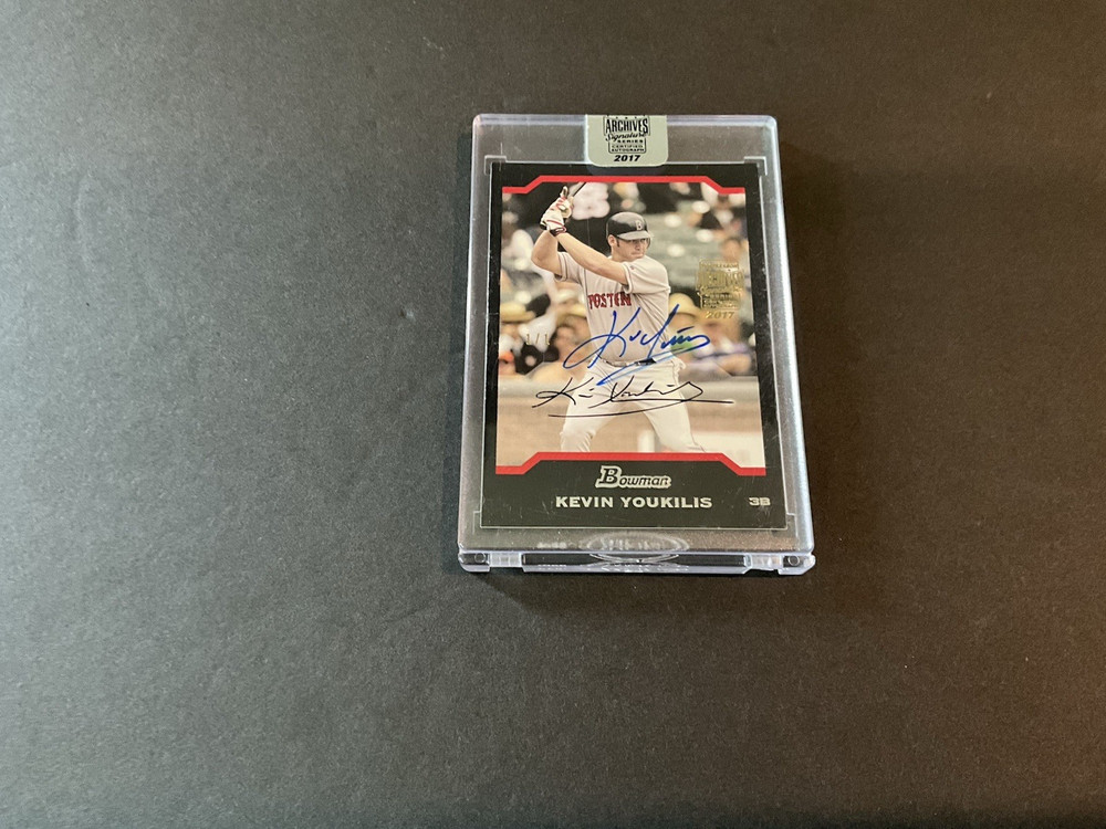 🔥 2017 Topps Archives Kevin Youkilis 1/1 Auto Sealed
