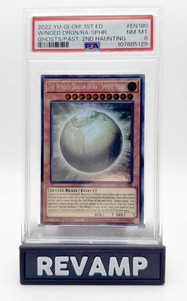 2022 Yugioh Ghosts From The Past 2 Winged Dragon Ghost Rare - PSA 8 🔥